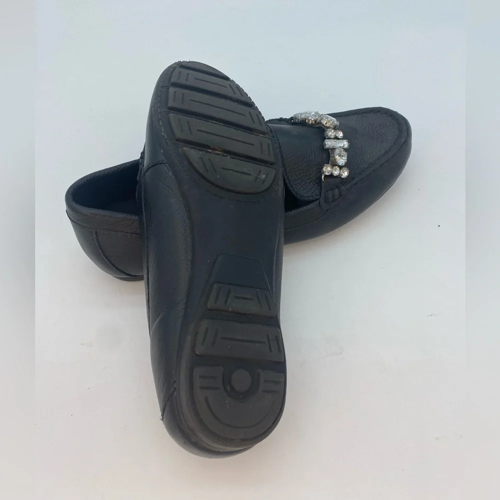 Leather Loafers with Rinestones - Picture 4 of 4